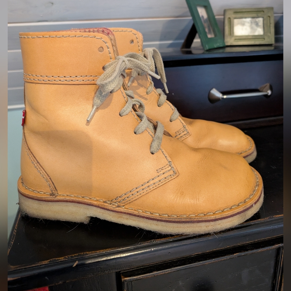 Duckfeet Fåborg -  EU Size 41 / US 10 / Bio Tan Leather Lace Up Boots